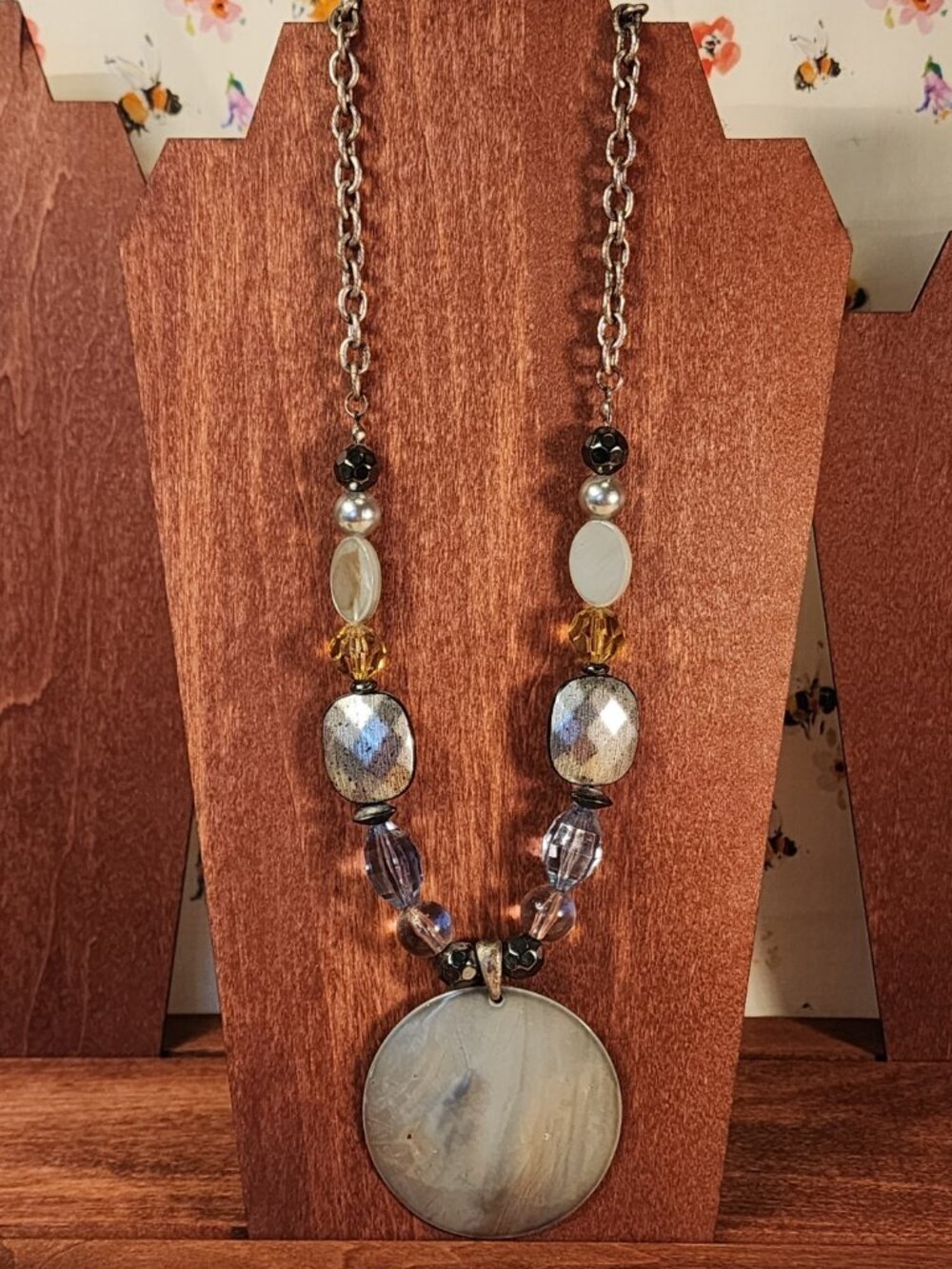 RUBY RD. Fashion Statement Earthy Bohemian Necklace 20 Inches